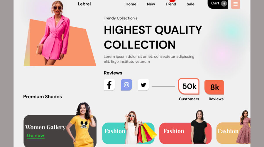 Fashion Website Development in Mansarovar